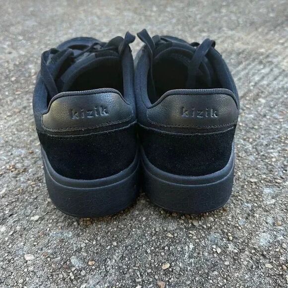 Kizik Prague Men’s Black Canvas Suede Sz 11.5 - Picture 5 of 12